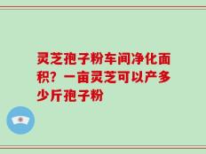 灵芝孢子粉车间净化面积？一亩灵芝可以产多少斤孢子粉