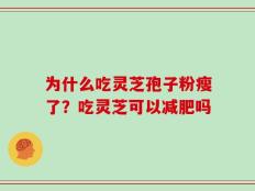 为什么吃灵芝孢子粉瘦了？吃灵芝可以减肥吗