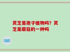 灵芝是孢子植物吗？灵芝是蘑菇的一种吗