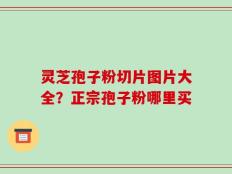灵芝孢子粉切片图片大全？正宗孢子粉哪里买