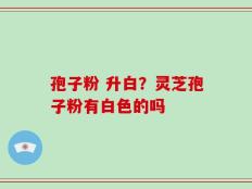 孢子粉 升白？灵芝孢子粉有白色的吗