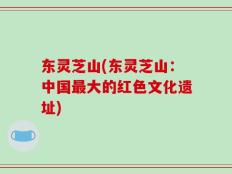 东灵芝山(东灵芝山：中国最大的红色文化遗址)