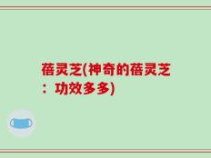 蓓灵芝(神奇的蓓灵芝：功效多多)