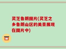 灵芝鲁朗图片(灵芝之乡鲁朗山区的美景展现在图片中)