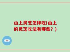 山上灵芝怎样吃(山上的灵芝吃法有哪些？)