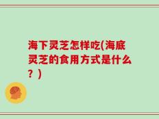海下灵芝怎样吃(海底灵芝的食用方式是什么？)