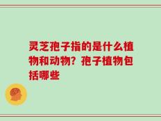 灵芝孢子指的是什么植物和动物？孢子植物包括哪些