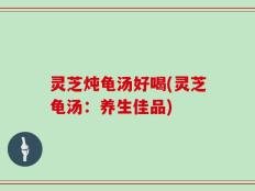 灵芝炖龟汤好喝(灵芝龟汤：养生佳品)