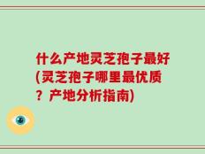 什么产地灵芝孢子最好(灵芝孢子哪里最优质？产地分析指南)