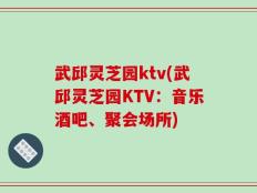 武邱灵芝园ktv(武邱灵芝园KTV：音乐酒吧、聚会场所)