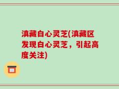 滇藏白心灵芝(滇藏区发现白心灵芝，引起高度关注)