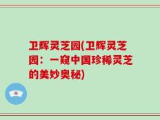 卫辉灵芝园(卫辉灵芝园：一窥中国珍稀灵芝的美妙奥秘)
