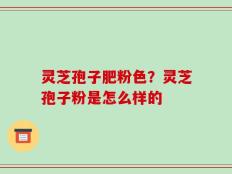 灵芝孢子肥粉色？灵芝孢子粉是怎么样的