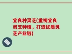 宜良种灵芝(重视宜良灵芝种植，打造优质灵芝产业链)