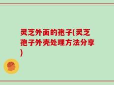 灵芝外面的孢子(灵芝孢子外壳处理方法分享)