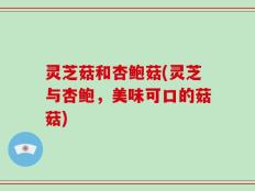 灵芝菇和杏鲍菇(灵芝与杏鲍，美味可口的菇菇)