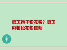 灵芝孢子粉花粉？灵芝粉和松花粉区别