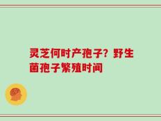 灵芝何时产孢子？野生菌孢子繁殖时间