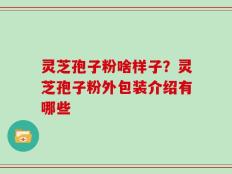 灵芝孢子粉啥样子？灵芝孢子粉外包装介绍有哪些