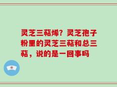灵芝三萜烯？灵芝孢子粉里的灵芝三萜和总三萜，说的是一回事吗