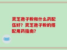 灵芝孢子粉和什么药配伍好？灵芝孢子粉的搭配用药指南？