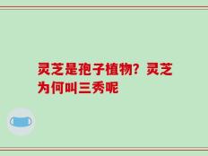 灵芝是孢子植物？灵芝为何叫三秀呢