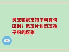 灵芝和灵芝孢子粉有何区别？灵芝片和灵芝孢子粉的区别