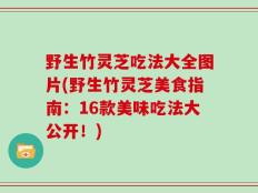 野生竹灵芝吃法大全图片(野生竹灵芝美食指南：16款美味吃法大公开！)