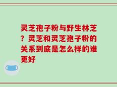 灵芝孢子粉与野生林芝？灵芝和灵芝孢子粉的关系到底是怎么样的谁更好
