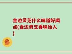 金边灵芝什么味道好闻点(金边灵芝香味怡人)