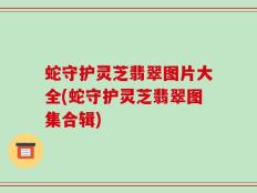 蛇守护灵芝翡翠图片大全(蛇守护灵芝翡翠图集合辑)