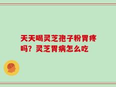 天天喝灵芝孢子粉胃疼吗？灵芝胃病怎么吃