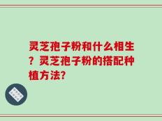 灵芝孢子粉和什么相生？灵芝孢子粉的搭配种植方法？