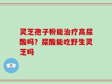 灵芝孢子粉能治疗高尿酸吗？尿酸能吃野生灵芝吗
