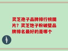 灵芝孢子品牌排行榜图片？灵芝饱子粉破璧品牌排名最好的是哪个
