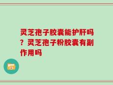 灵芝孢子胶囊能护肝吗？灵芝孢子粉胶囊有副作用吗