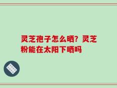 灵芝孢子怎么晒？灵芝粉能在太阳下晒吗