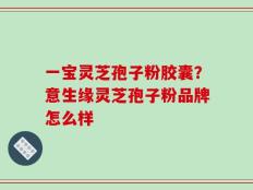 一宝灵芝孢子粉胶囊？意生缘灵芝孢子粉品牌怎么样