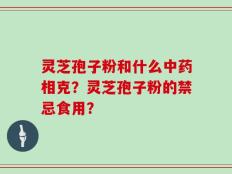 灵芝孢子粉和什么中药相克？灵芝孢子粉的禁忌食用？