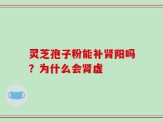 灵芝孢子粉能补肾阳吗？为什么会肾虚