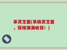 采灵芝菌(采摘灵芝菌，获得满满收获！)