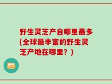 野生灵芝产自哪里最多(全球最丰富的野生灵芝产地在哪里？)