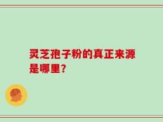 灵芝孢子粉的真正来源是哪里？