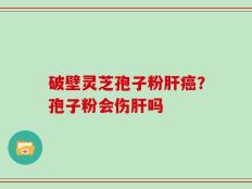 破壁灵芝孢子粉肝癌？孢子粉会伤肝吗
