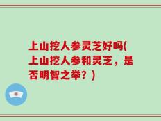 上山挖人参灵芝好吗(上山挖人参和灵芝，是否明智之举？)