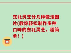 东北灵芝分几种做法图片(教你轻松制作多种口味的东北灵芝，超简单！)