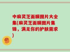 中麻灵芝面膜图片大全集(麻灵芝面膜图片集锦，满足你的护肤需求)
