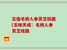五指毛桃人参灵芝桂圆(五味天成：毛桃人参灵芝桂圆
