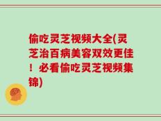 偷吃灵芝视频大全(灵芝治百病美容双效更佳！必看偷吃灵芝视频集锦)