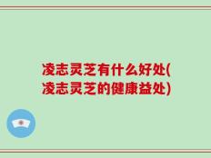 凌志灵芝有什么好处(凌志灵芝的健康益处)